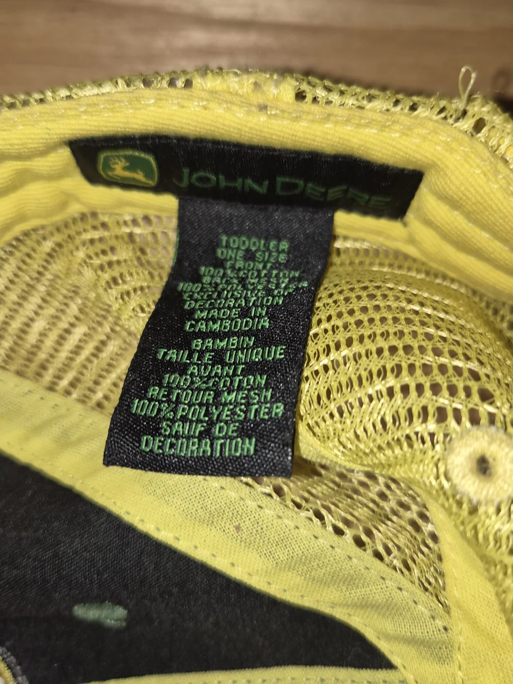 John Deere Trucker Hat Lot – Adult & Youth Lot of 2